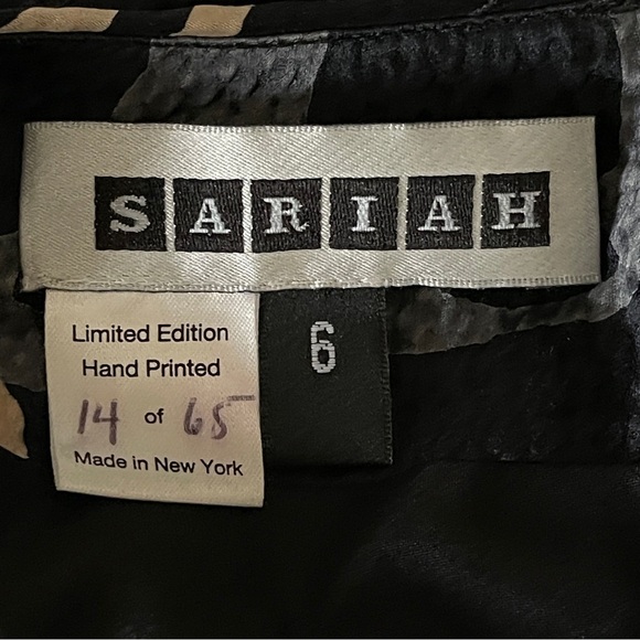 Barneys NY Sariah 100% Silk One-Shoulder Dress | Limited Edition 14/65 | Size 6 - Picture 6 of 6